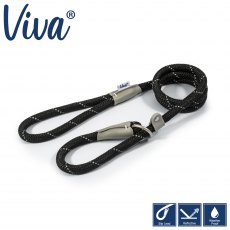 ANCOL Viva Rope Slip Reflective Black 1.2mx12mm