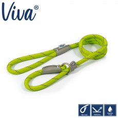 ANCOL Viva Rope Slip Reflective Lime 1.5mx12mm