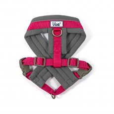 ANCOL Viva Padded Harness Pink M 41-53cm