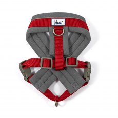 ANCOL Viva Padded Harness Red S 36-42cm