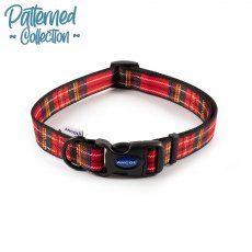 ANCOL Tartan Collar Red 45-70cm Size 5-9