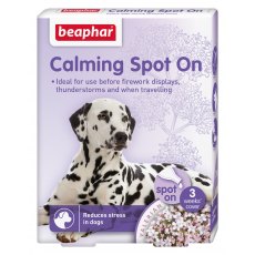 BEAPHAR Calming Spot On for Dogs x3 BEAPHAR Calming Spot On for Dogs x3