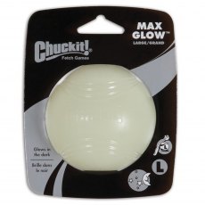 Chuckit! Max Glow Ball 1 Pack Large   7.3cm Chuckit! Max Glow Ball 1 Pack Large   7.3cm