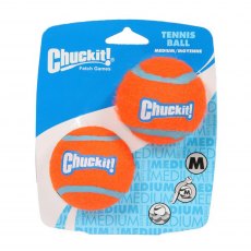 Chuckit! Tennis Ball 2Pk Medium 6.5cm Chuckit! Tennis Ball 2Pk Medium 6.5cm