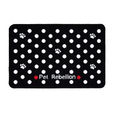 DINNER MATE Dotty Black - 40 x 60Cm