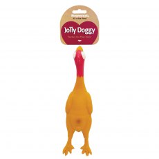 JOLLY DOGGY Squeaky Latex Chicken   42cm