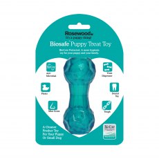 BIOSAFE Puppy Treat Dumbbell Blue BIOSAFE Puppy Treat Dumbbell Blue