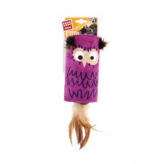 GiGwi Cat Melody Chaser Owl Tube with Sound Chip