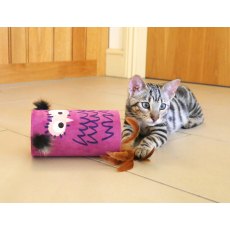 GiGwi Cat Melody Chaser Owl Tube with Sound Chip