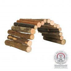 TRIXIE Bridge, flexible, hamsters, bark wood   22x10cm