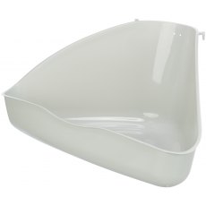 TRIXIE Corner litter tray, 45 × 21 × 30/30 cm