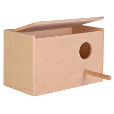 TRIXIE Nest box, wood 21 × 13 × 12 cm/ø 4 cm