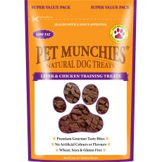 PET MUNCHIES Liver & Chicken Training Treats 150g