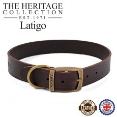 ANCOL Latigo Collar Havana 45-54cm Size 6