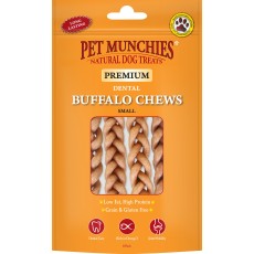 PET MUNCHIES Small Buffalo Chews 55g (4 pack)