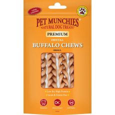PET MUNCHIES Small Buffalo Chews 55g (4 pack)