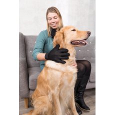 TRIXIE Fur care glove, mesh material/TPR, 16 × 24 cm