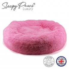ANCOL Super Plush Donut Bed 100cm Pink