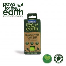 ANCOL Paw For The Earth Plastic Free Poop Bags 8x Refill ANCOL Paw For The Earth Plastic Free Poop Bags 8x Refill