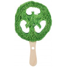 TRIXIE Lolly, Loofah/Wood, ø 6 × 12 cm TRIXIE Lolly, Loofah/Wood, ø 6 × 12 cm