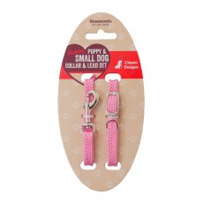 FASHION Puppy & Small Dog Collar & Lead Set