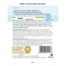 Sweet Pea Early Mammoth Mixed