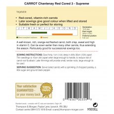 Carrot Chantenay Red Cored 3 - Supreme