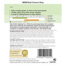 Herb Basil Crimson King