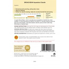 Broad Bean Aquadulce Claudia
