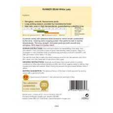 Runner Bean White Lady