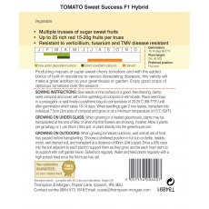 Tomato Sweet Success F1 Hybrid Tomato Sweet Success F1 Hybrid