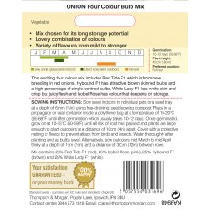 Onion Four Colour Bulb Mix