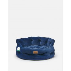 Joules - Chesterfield Pet Bed Navy Small