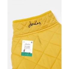 Joules - Antique Gold Quilted Coat   Medium