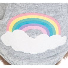 TRIXIE Rainbow Falls hoodie XXS: 21 cm, light grey