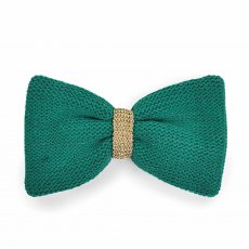 Green Knitted Bow Tie Green Knitted Bow Tie