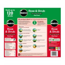 MIRACLE-GRO® Rose & Shrub Fast Acting Granules Plant Food   3Kg MIRACLE-GRO® Rose & Shrub Fast Acting Granules Plant Food   3Kg