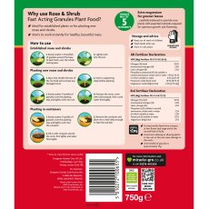 MIRACLE-GRO® Rose & Shrub Fast Acting Granules Plant Food   750g MIRACLE-GRO® Rose & Shrub Fast Acting Granules Plant Food   750g
