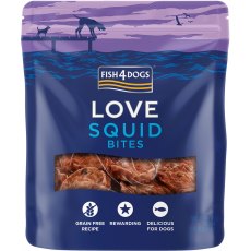 Fish4Dogs Love Squid Bites   80g