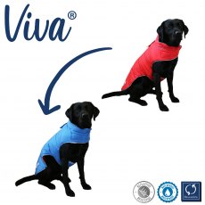 ANCOL Viva Reversible Coat Red/Blue 60cm XLarge