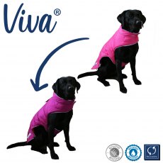 ANCOL Viva Reversible Coat Pink/Purple Sml/Medium