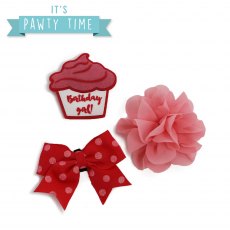 ANCOL Its My Birthday Collar Accessories Pink
