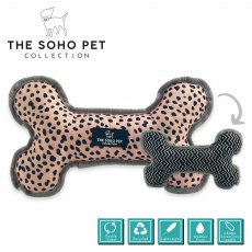 Dalmation/Zigzag Patterned Reversible Bone Toy Dalmation/Zigzag Patterned Reversible Bone Toy