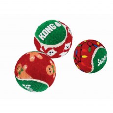 KONG Holiday SqueakAir Balls 6pk Medium KONG Holiday SqueakAir Balls 6pk Medium