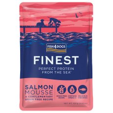 Fish4Dogs Finest Salmon Mousse   100g Fish4Dogs Finest Salmon Mousse   100g