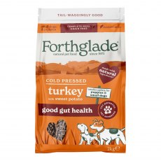FORTHGLADE Grain Free Cold Pressed Small Dog Turkey 2Kg FORTHGLADE Grain Free Cold Pressed Small Dog Turkey 2Kg