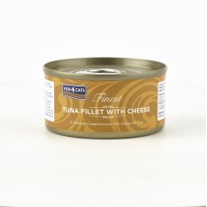 Fish4Cats Finest Tuna Fillet with Cheese   70g Fish4Cats Finest Tuna Fillet with Cheese   70g