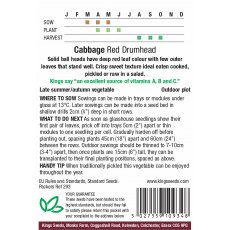 Cabbage Red Drumhead