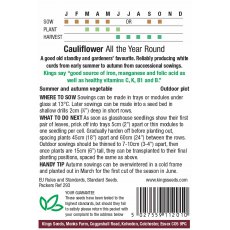 Cauliflower All The Year Round