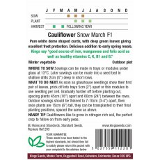 Cauliflower Snow March F1 Hybrid